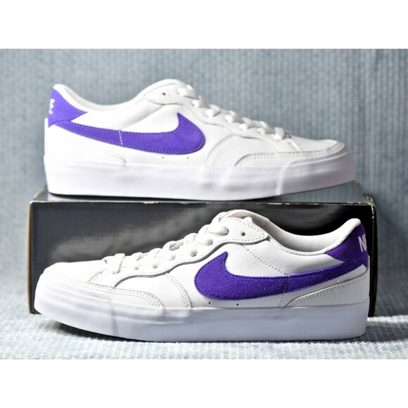New! Size: 10.5 Women|Nike Zoom Pogo Plus ISO SB White/Court Purple|DZ4916-100 - Picture 11 of 15